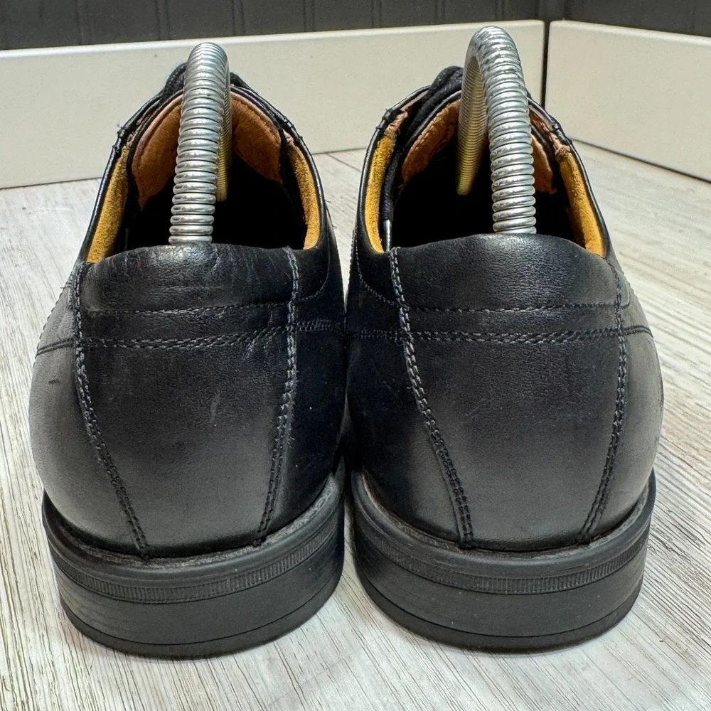 Florsheim Center 11568-001 Men's 8D Dress Shoes Black‎ Leather Cap Toe Oxford
